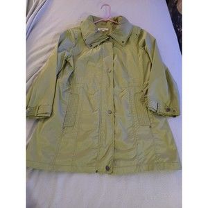Travel Smith Womens Full Zip Jacket  Green  Size Medium Lightweight